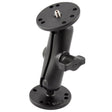 RAM Mount Double Ball Mount w/1/4"-20 Male Thread - Kesper Supply