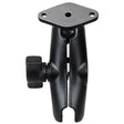 RAM Mount Double Socket Arm w/Diamond Base - Kesper Supply