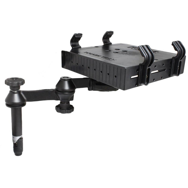 RAM Mount Double Swing Arm w/4" Male Tele-Pole - Laptop Tray - Kesper Supply