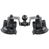 RAM Mount Dual Articulating Suction Cup Base w/1" Ball Base - Kesper Supply