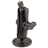 RAM Mount Flat Surface Mount w/1" Ball, including M6 X 30 SS HEX Head Bolt, f/Raymarine Dragonfly-4/5 & WiFish Devices - Kesper Supply