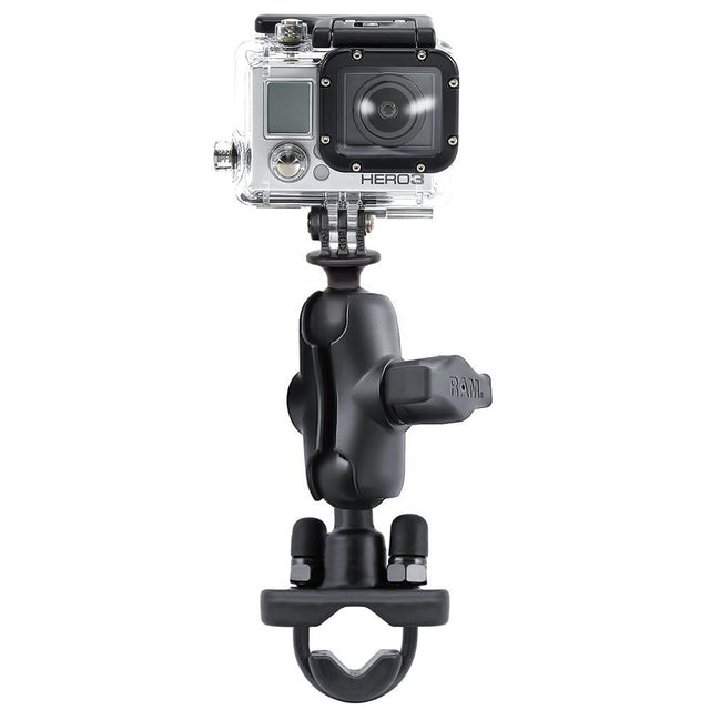 RAM Mount GoPro Hero Short Arm Handlebar Rail Mount - Kesper Supply