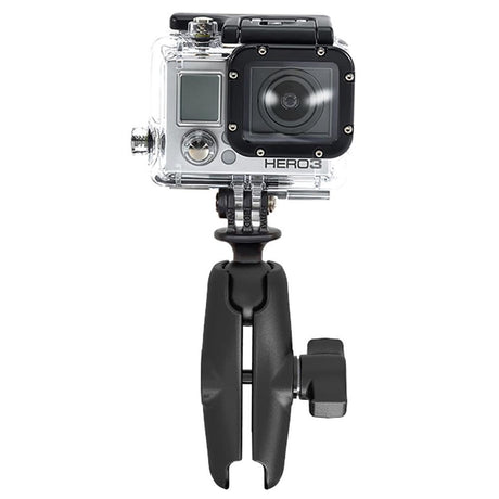 RAM Mount GoPro® Hero Adapter with Double Socket Arm - Kesper Supply