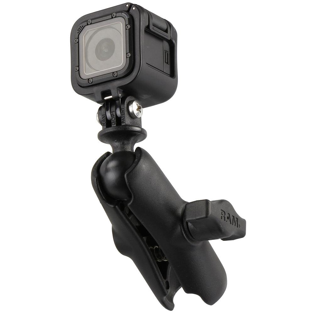 RAM Mount GoPro® Hero Adapter with Double Socket Arm - Kesper Supply