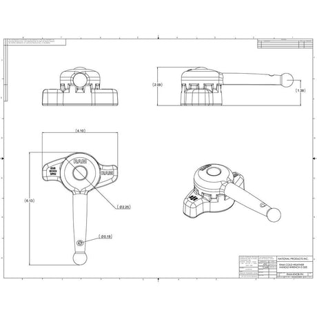 RAM Mount Handle Wrench f/"D" Size Ball Arms & Mounts - Kesper Supply