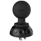 RAM Mount Leash Plug Adapter w/1.5" Diameter Ball - Kesper Supply