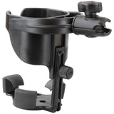 RAM Mount Level Cup™ XL Low Profile Mount w/Large Strap Clamp Base - Kesper Supply