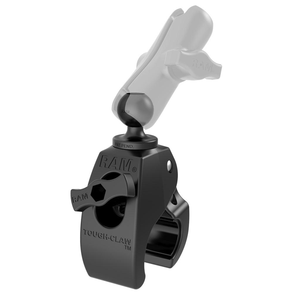 RAM Mount Medium Tough-Claw w/1" Diameter Rubber Ball - Kesper Supply