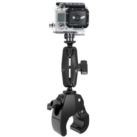 RAM Mount Medium Tough-Claw™ Mount w/Custom GoPro® Hero Adapter - Kesper Supply