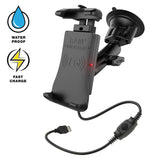 RAM Mount Quick-Grip™ 15W Waterproof Wireless Charging Suction Cup Mount - Kesper Supply