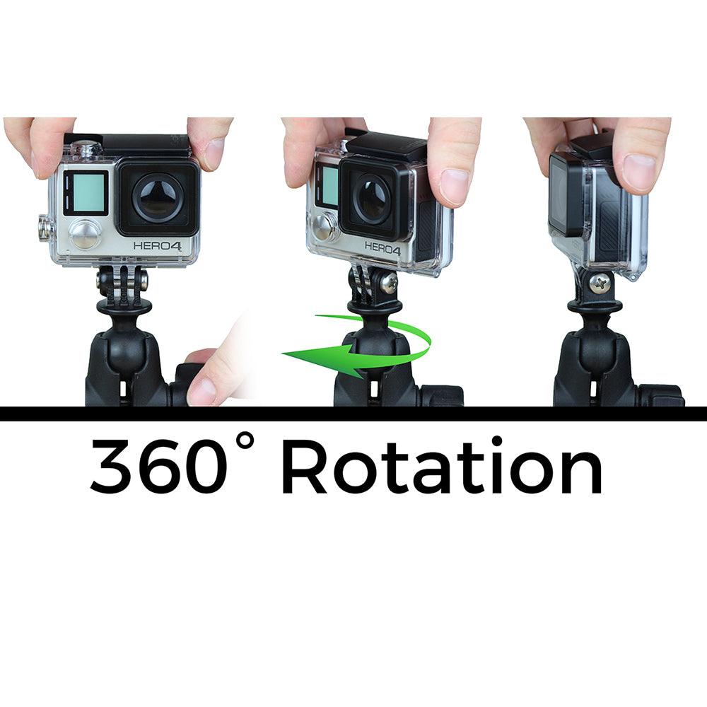 RAM Mount RAM 1" Ball Adapter for GoPro® Bases with Short Arm and Action Camera Adapter - Kesper Supply