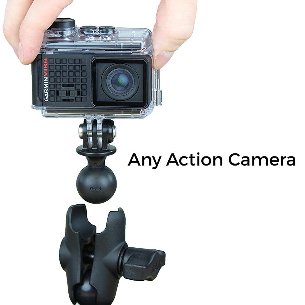 RAM Mount RAM 1" Ball Adapter for GoPro® Bases with Short Arm and Action Camera Adapter - Kesper Supply