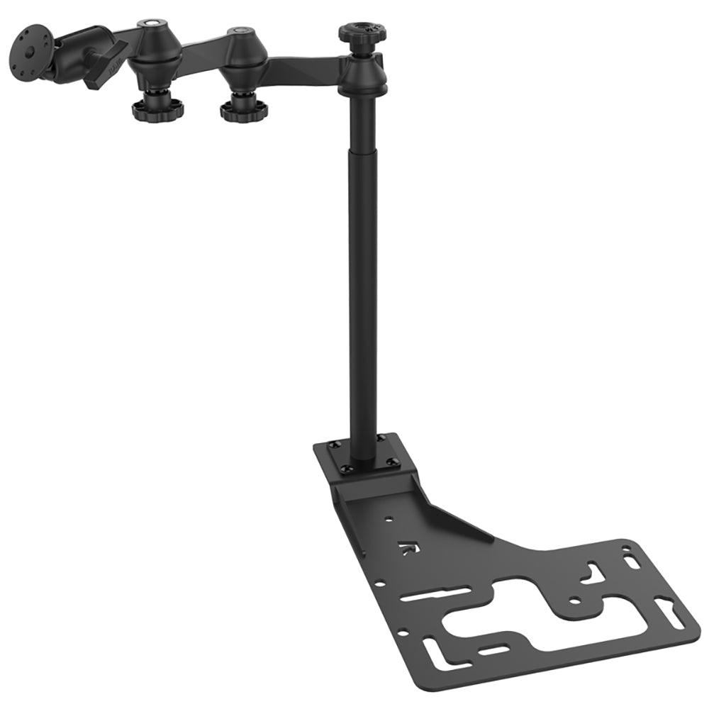 RAM Mount RAM® No-Drill™ Universal Mount w/ Double Swing Arm f/Heavy Duty Trucks - Kesper Supply