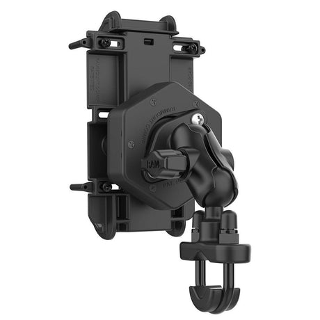 RAM Mount RAM® Quick-Grip™ XL Phone Mount w/Vibe-Safe™ & U-Bolt Base - Short - Kesper Supply