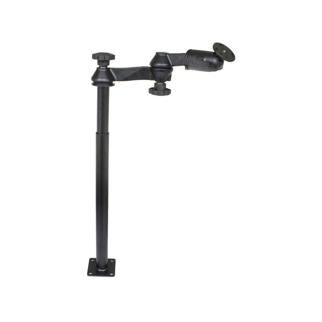 RAM Mount RAM® Tele-Pole™ w/12" & 18" Poles, Double Swing Arms & Round Plate - Kesper Supply