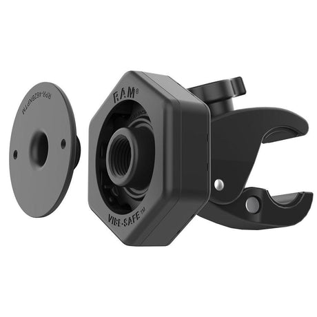 RAM Mount RAM® Tough-Claw™ Small Clamp Base w/Vibe-Safe™ Adapter - Kesper Supply