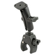 RAM Mount RAM® Tough-Claw™ Small Clamp Mount w/Diamond Plate - Kesper Supply