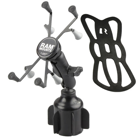 RAM Mount RAM® X-Grip® f/7"-8" Tablets w/RAM® Stubby™ Cup Holder Base - Kesper Supply