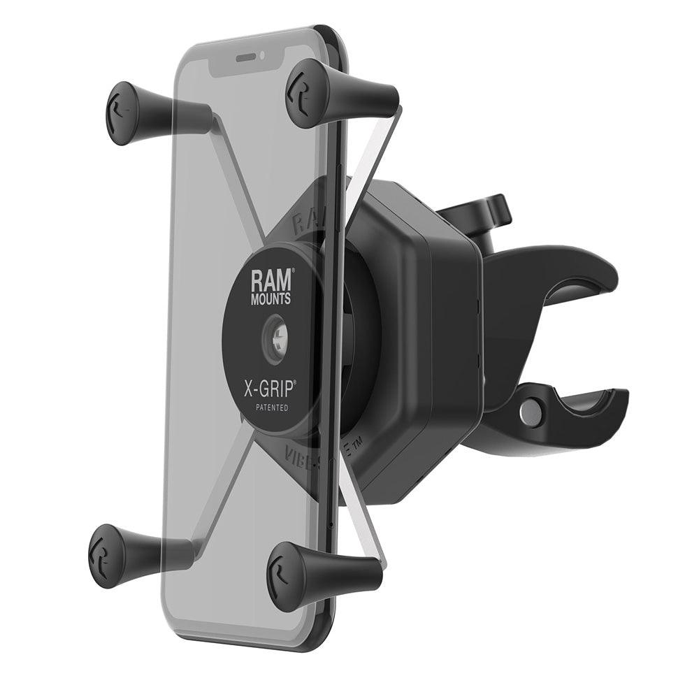 RAM Mount RAM® X-Grip® Large Phone Mount w/Vibe-Safe™ & Small Tough-Claw™ - Kesper Supply