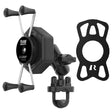 RAM Mount RAM® X-Grip® Large Phone Mount w/Vibe-Safe™ & U-Bolt Base - Short - Kesper Supply