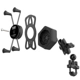 RAM Mount RAM® X-Grip® Large Phone Mount w/Vibe-Safe™ & U-Bolt Base - Short - Kesper Supply