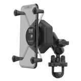 RAM Mount RAM® X-Grip® Large Phone Mount w/Vibe-Safe™ & U-Bolt Base - Short - Kesper Supply