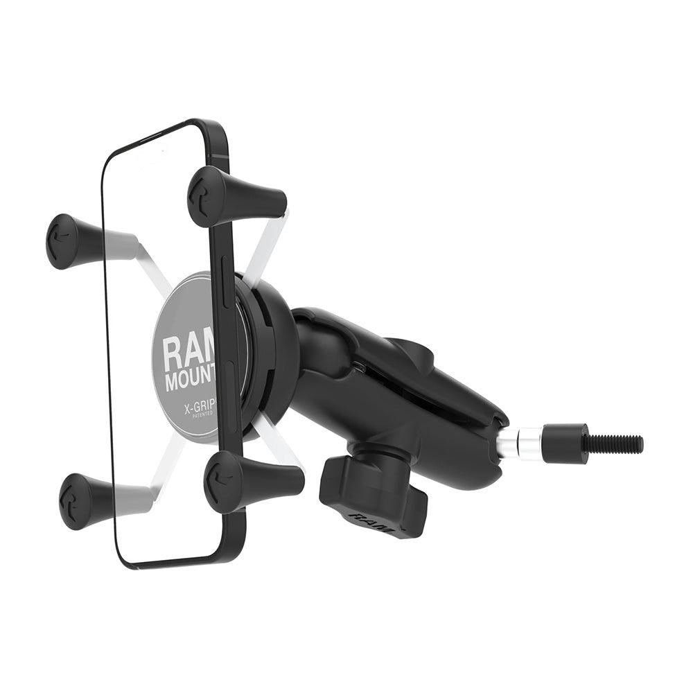 RAM Mount RAM® X-Grip® Phone Mount w/Grab Handle M6 Bolt Base - Kesper Supply