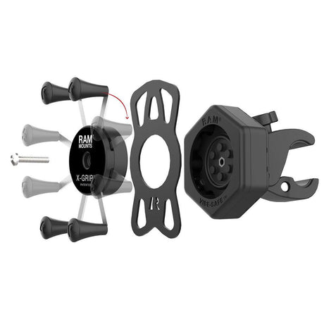 RAM Mount RAM® X-Grip® Phone Mount w/Vibe-Safe™ & Small Tough-Claw™ - Kesper Supply