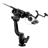 RAM Mount RAM-ROD 2000 Fishing Rod Holder w/RAM-ROD Revolution Ratchet/Socket System & Round Flat Surface Base - Kesper Supply