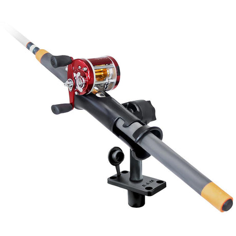 RAM Mount RAM Tube Jr. Fishing Rod Holder w/Standard 6" Length Post Spline & Flush Mounting Base - Kesper Supply