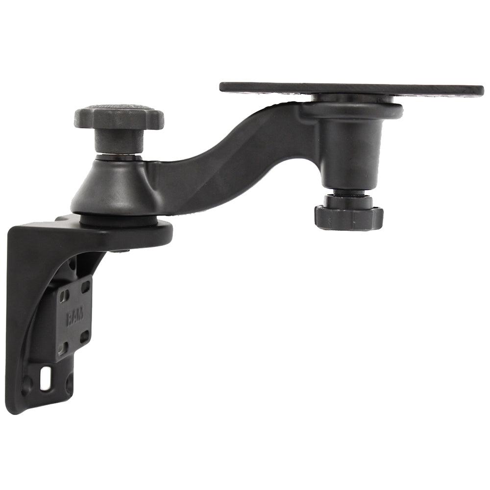 RAM Mount Single 6" Swing Arm with 6.25" x 2" Rectangle Base and Vertical Mounting Base - Kesper Supply