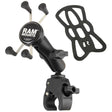 RAM Mount Small Tough-Claw™ Base w/Double Socket Arm & Universal X-Grip® Cell/iPhone Cradle - Kesper Supply