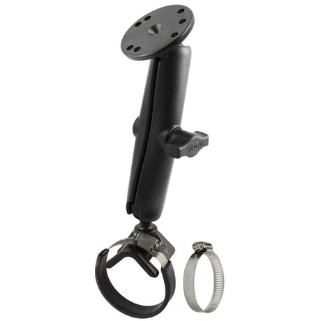 RAM Mount Strap Mount w/Long Arm & Round Base - Kesper Supply