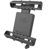 RAM Mount Tab-Lock Universal Locking Cradle f/Apple iPad w/LifeProof & Lifedge Cases - Kesper Supply