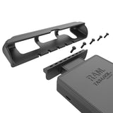 RAM Mount Tab-Lock Universal Locking Cradle f/Apple iPad w/LifeProof & Lifedge Cases - Kesper Supply