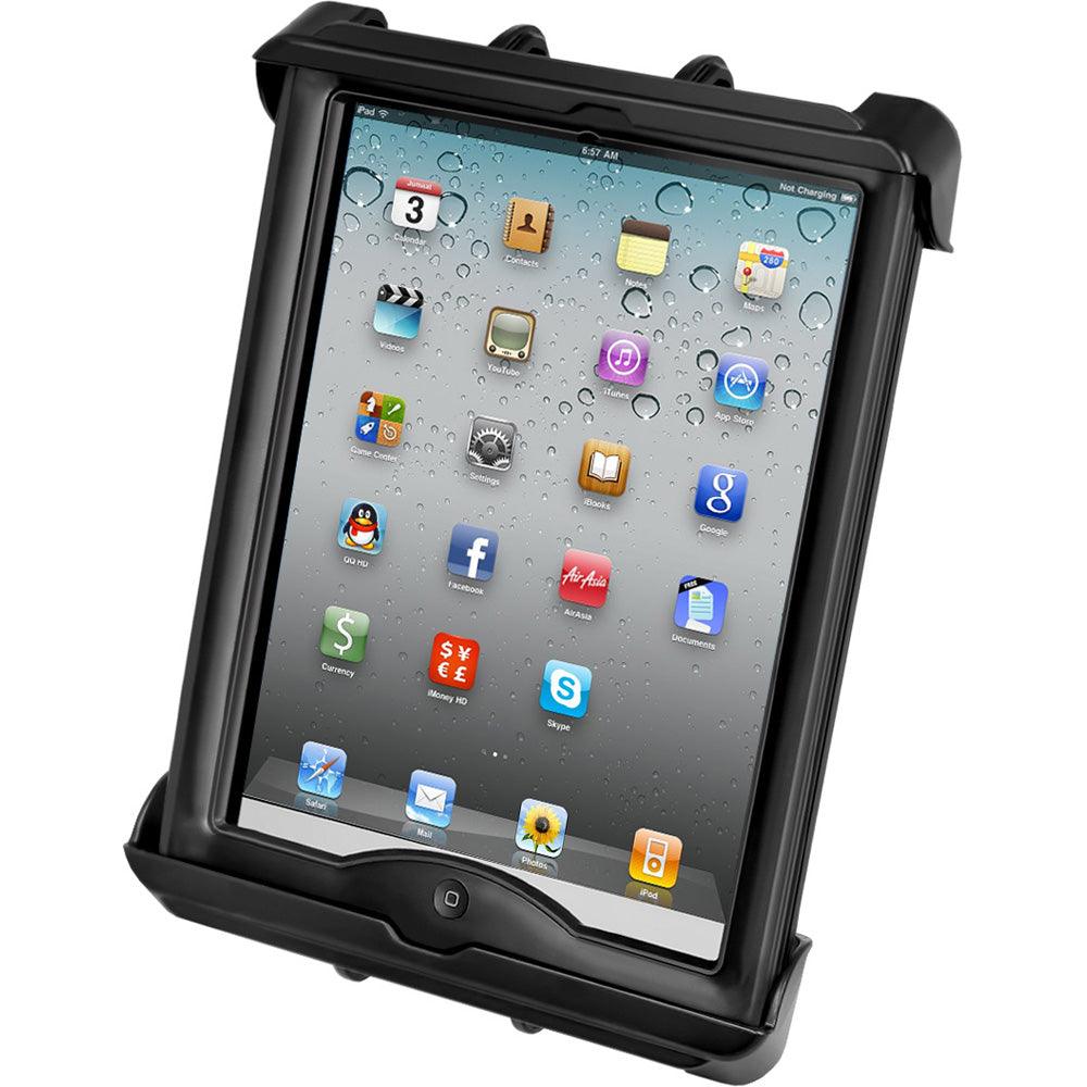 RAM Mount Tab-Lock Universal Locking Cradle f/Apple iPad w/LifeProof & Lifedge Cases - Kesper Supply