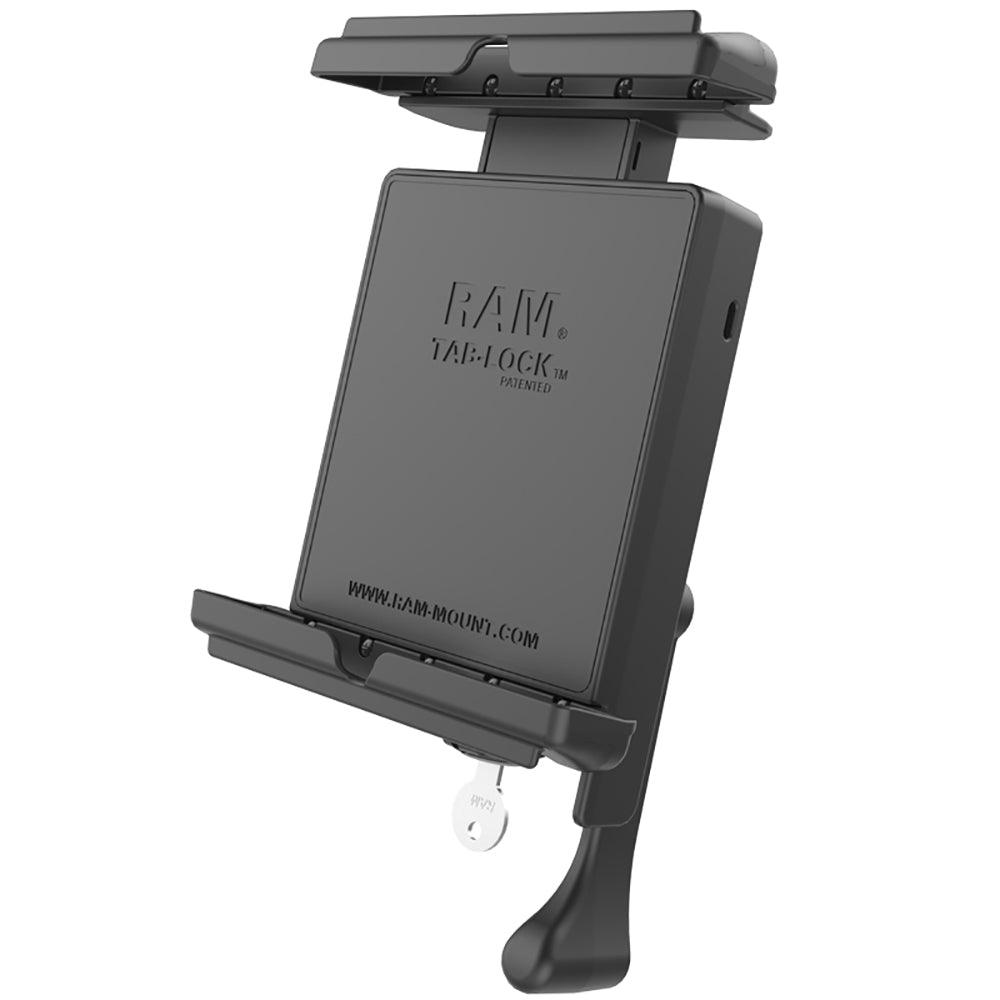 RAM Mount Tab-Lock™ Locking Cradle f/Apple iPad mini 1-3 w/Case, Skin & Sleeve - Kesper Supply