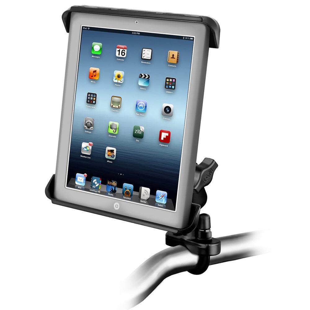 RAM Mount Tab-Tite iPad / HP TouchPad Cradle Handlebar Rail Mount - Kesper Supply