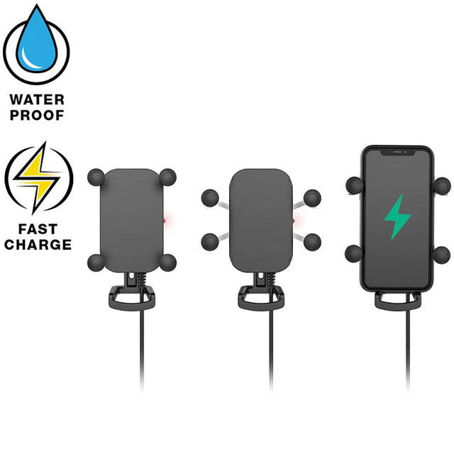 RAM Mount Tough-Charge™ 15W Waterproof Wireless Charging Holder w/Charger - Kesper Supply