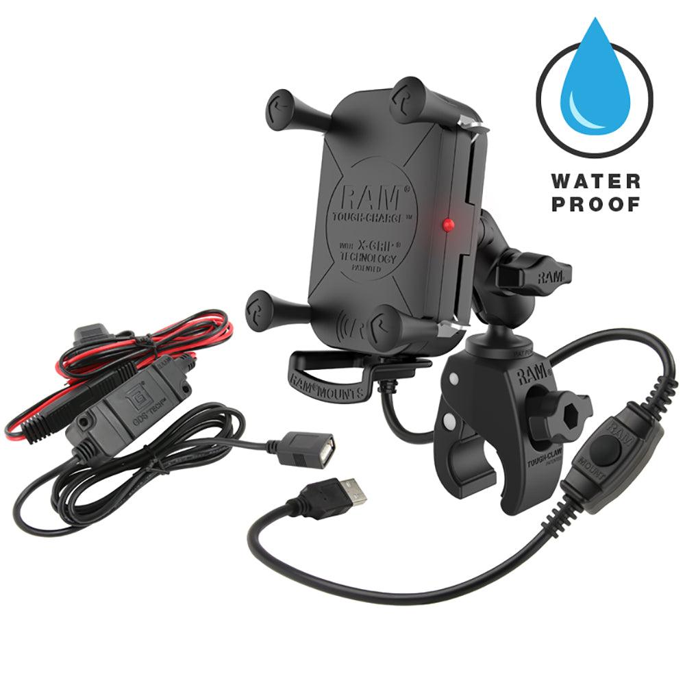 RAM Mount Tough-Charge™ Waterproof Wireless Charging Mount w/Tough-Claw™ - Kesper Supply