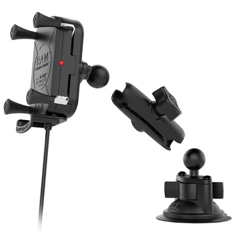 RAM Mount Tough-Charge™ Waterproof Wireless Charging Suction Cup Mount - Kesper Supply