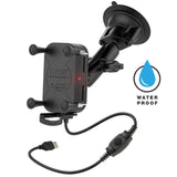 RAM Mount Tough-Charge™ Waterproof Wireless Charging Suction Cup Mount - Kesper Supply