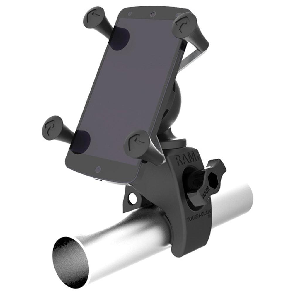 RAM Mount Tough-Claw Mount w/Universal X-Grip Phone Holder - Kesper Supply