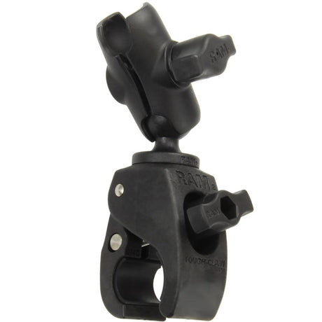 RAM Mount Tough-Claw Small Clamp Mount w/Double Socket Arm - 1" Ball - Kesper Supply