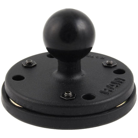 RAM Mount Triple Magnetic 2.5" Round Base w/1" Ball - Kesper Supply