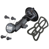 RAM Mount Twist Lock Suction Cup Mount w/Universal X-Grip Cell Phone Holder - Kesper Supply