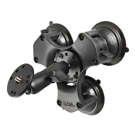 RAM Mount Twist-Lock Triple Suction Mount w/1/4"-20 Stud - Kesper Supply