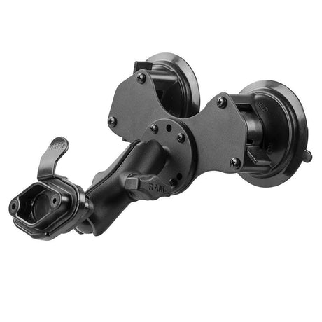 RAM Mount Twist-Lock™ Dual Suction Mount w/Quick Release Adapter - Kesper Supply