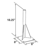 RAM Mount Universal Drill-Down Laptop Mount Base - Kesper Supply