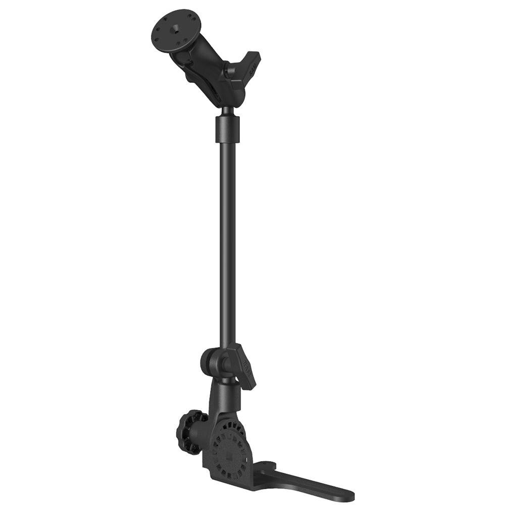 RAM Mount Universal No-Drill™ RAM POD HD™Vehicle Mount w/Double Socket Arm & 2.5" Round Base AMPs Hole Pattern - Kesper Supply